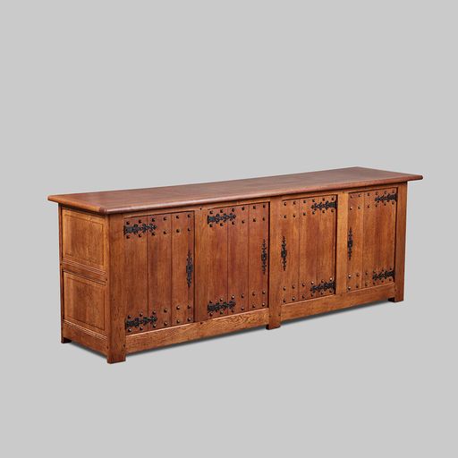 Vintage French Rustic Modern Sideboard, Circa 1960s