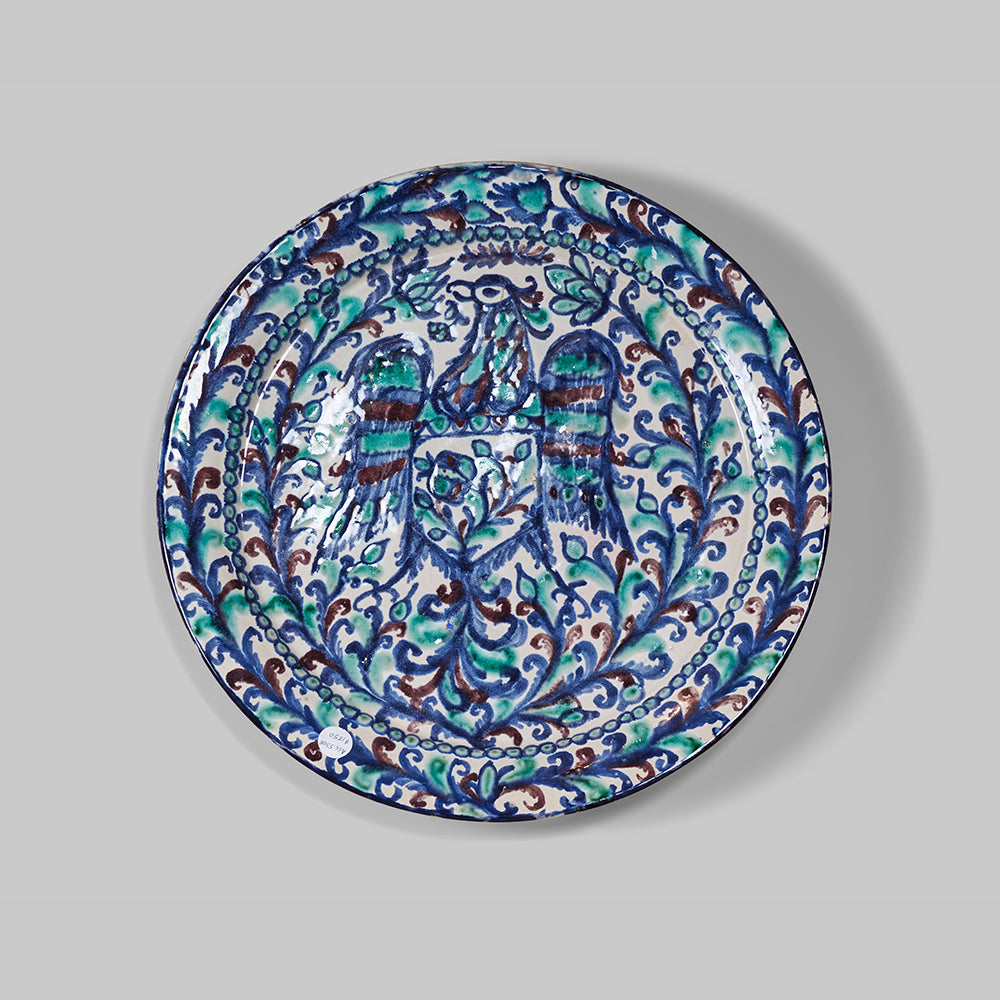 Large Hand-Painted Plate