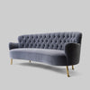 Vintage Midcentury German Tufted Sofa