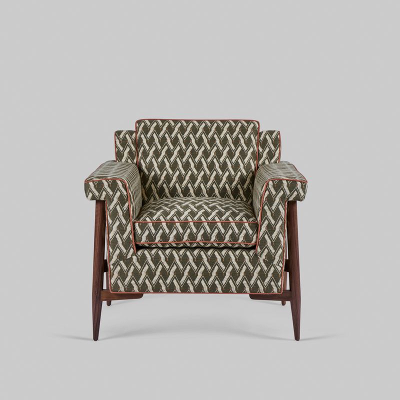 Harbinger by Hand Walnut Strand Chair