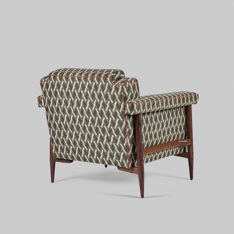 Harbinger by Hand Walnut Strand Chair