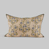 Alex Conroy Textiles Jaipur Solid Sky/Indigo Silk Kantha Pillow