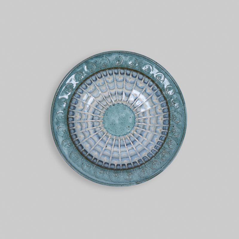 Marbled Aqua Bowl Small