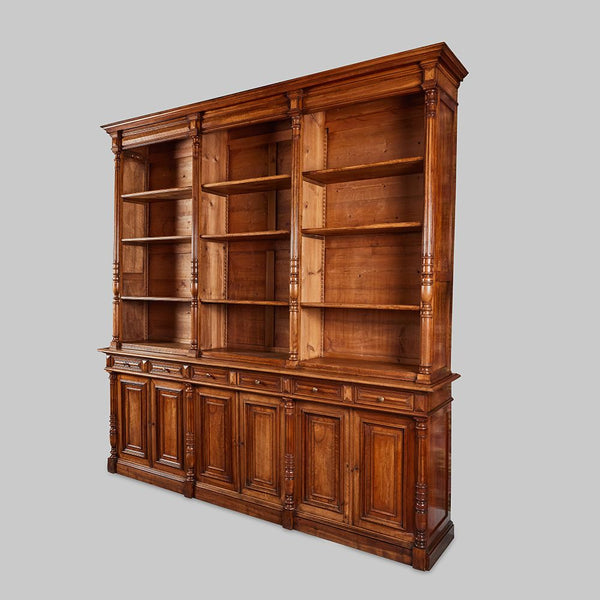 Large Antique 2 Piece Bookcase – Harbinger