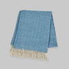 Heathered Teal Baby Alpaca Throw