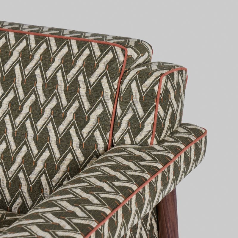 Harbinger by Hand Walnut Strand Chair