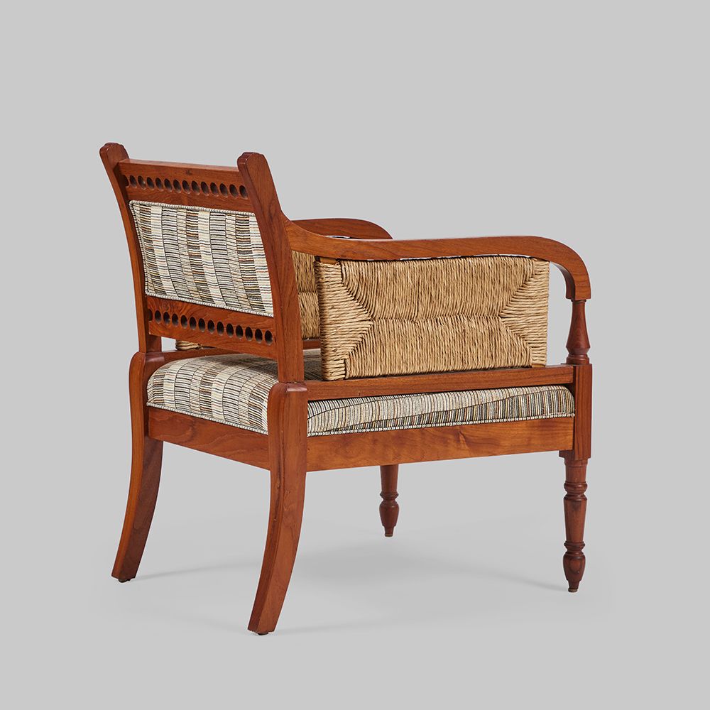 Harbinger by Hand - Oslo Armchair with Rush Sides