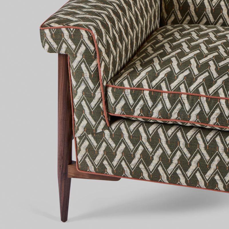 Harbinger by Hand Walnut Strand Chair