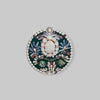 Mini Deep Teal Round Shell Panel
