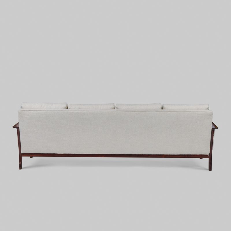 Vintage Mid-Century Sofa with Rosewood Frame