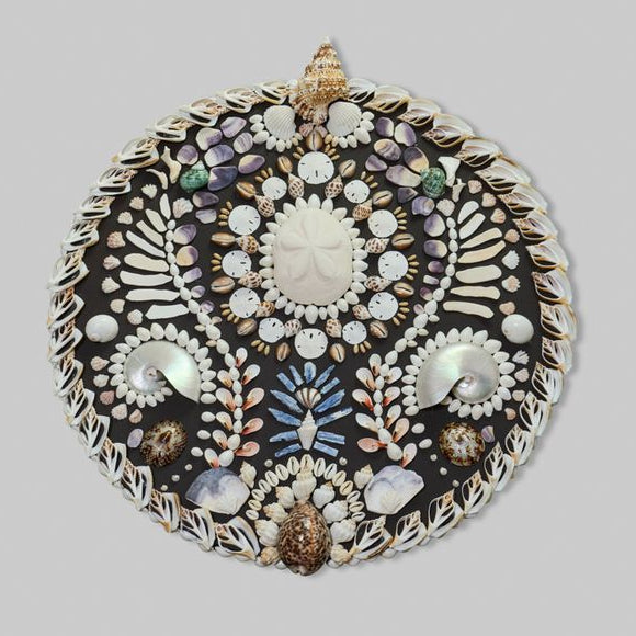 Black Round Shell Panel by Lulu DK