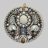 Black Round Shell Panel by Lulu DK