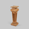 Antique Bleached Wood Pedestal