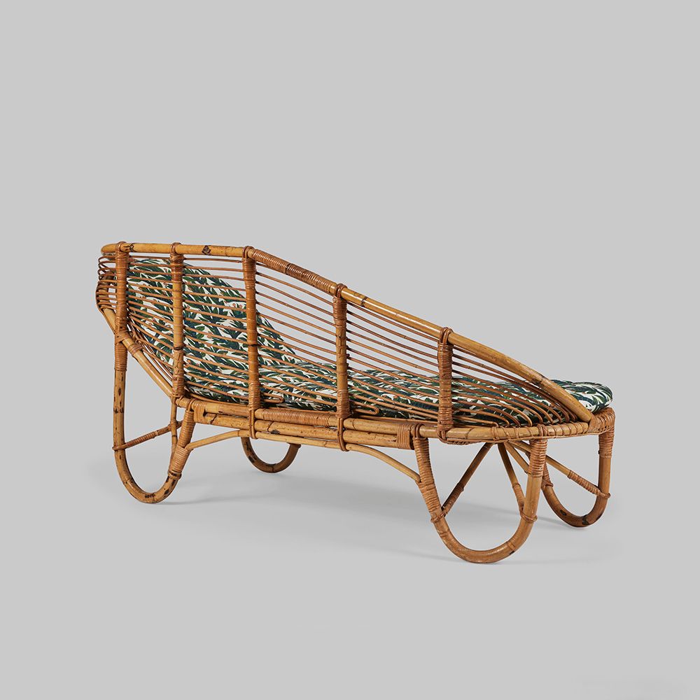 Vintage Rattan Daybed c.1960