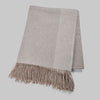 Nzuri Biarritz Soft Browns Cashmere Throw