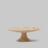 Splatter Cake Stand in Tan & Ivory by Sharland England