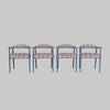 Vintage Set of 4 Upholstered Dining Chairs