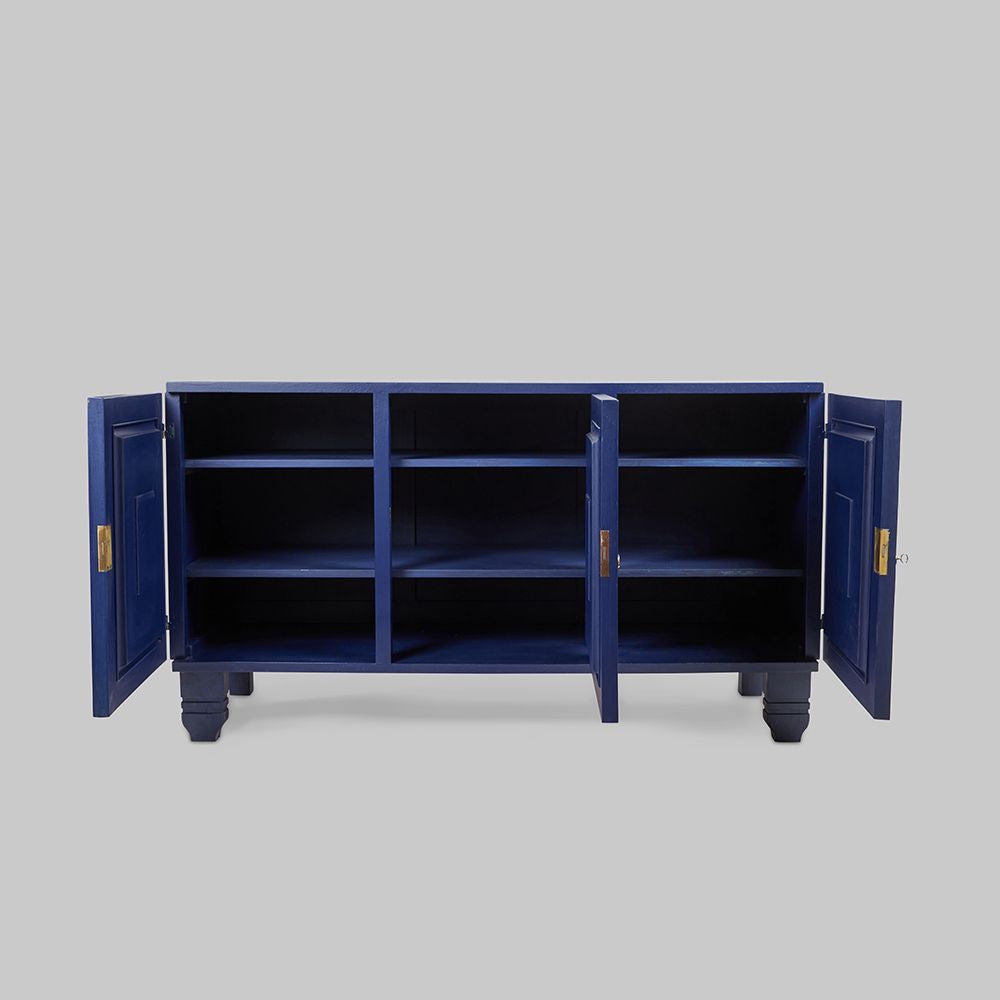 Vintage Circa 1960s Painted Oak Buffet