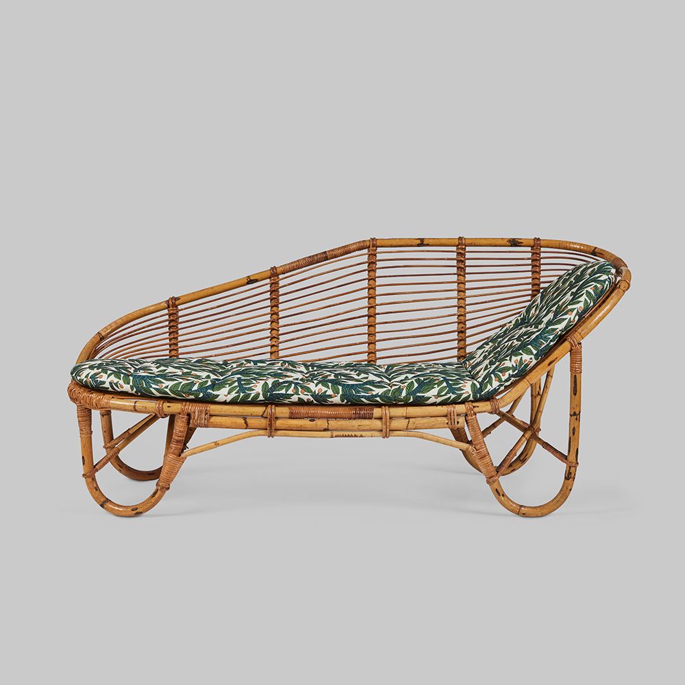 Vintage Rattan Daybed c.1960