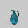 Vintage Blue Ceramic Pitcher