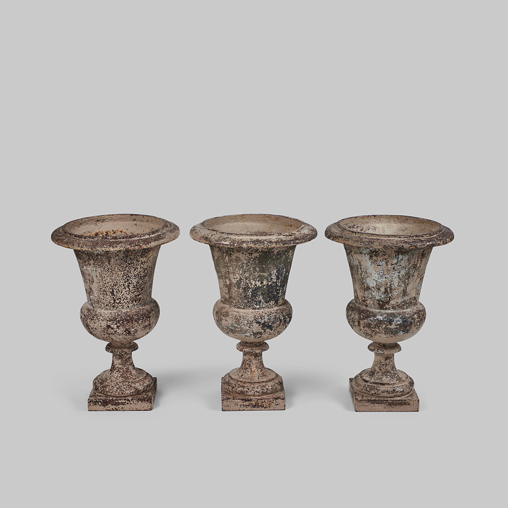 Set of 3 Metal Urns