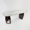 Vintage 1970s Italian Marble Dining Table