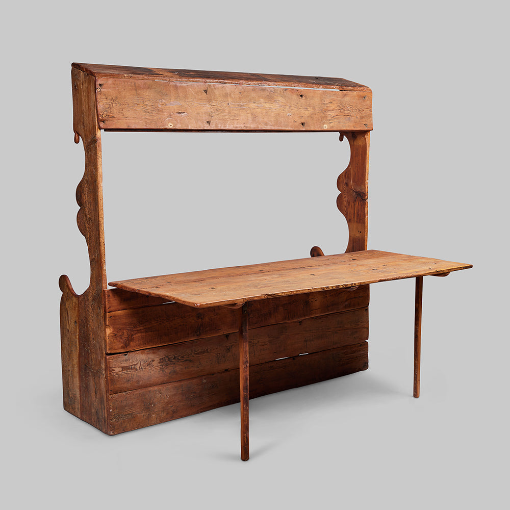 Antique Catalan Convertible Bench Table