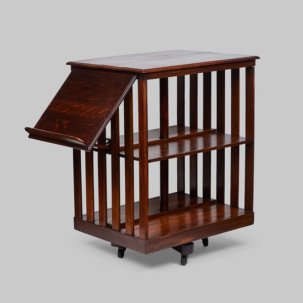 チェスト・キャビネット Antique Book open Shelf Caster HUN_430_angle_room_00dab6a4-