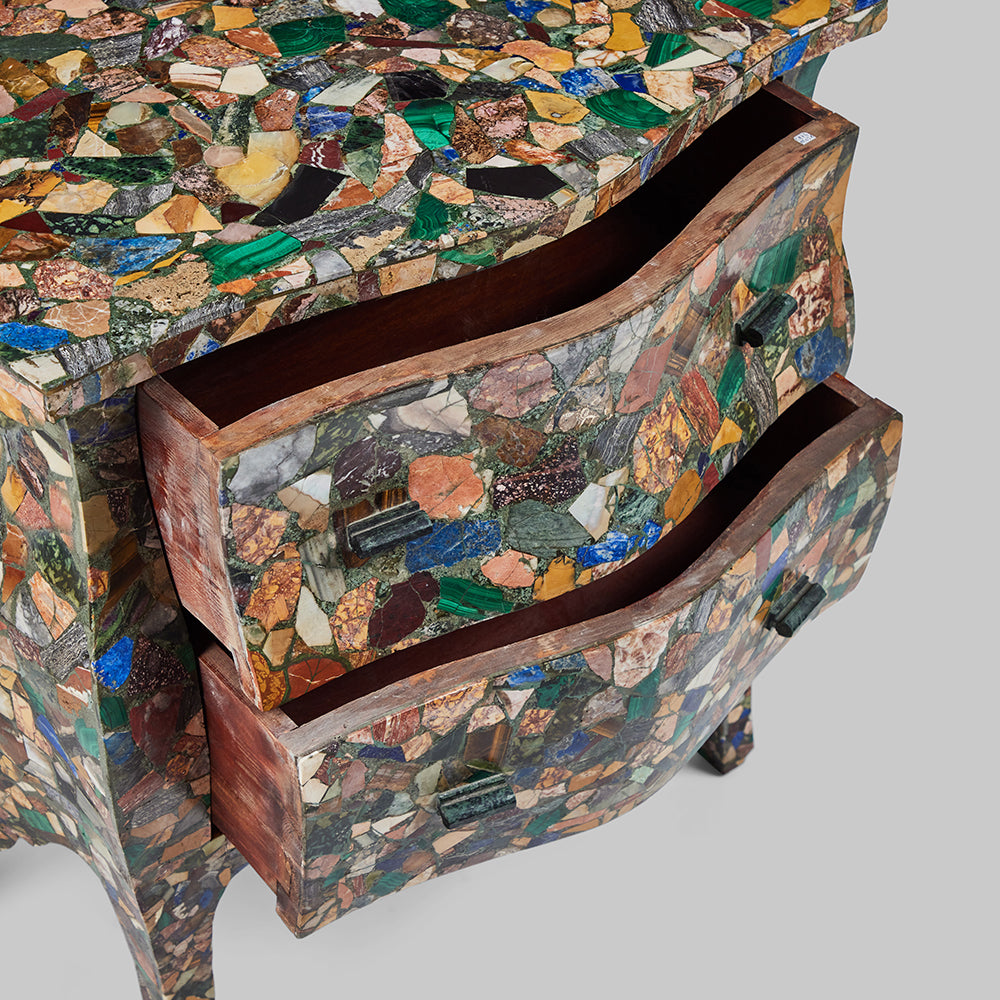 Terrazzo Bombe Chest